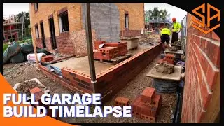 TIME LAPSE  FULL SINGLE GARAGE BUILD