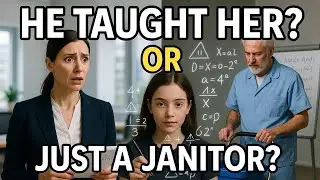CEO Discovers the Janitor Teaching Her Daughter Advanced Math &mdash; The Truth Shocks Everyone