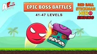 Red Ball & Stick Hero 2022 ENDING - Levels 41-47 / Gameplay Walkthrough (Android, iOS)
