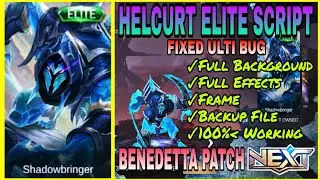 HELCURT ELITE SKIN SCRIPT | FULL BACKGROUND | FIXED ULTI BUG | BENEDETTA PATCH | PARDZ GAMING