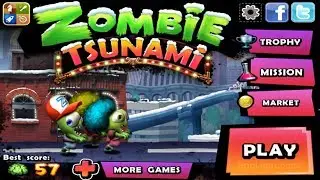 WOPR ANDROID#Zombie Tsunami-Muy adictivo (Juego para Android)