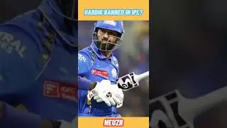 Hardik Banned 🚫 In Ipl?😱 #shorts