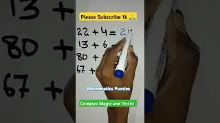 Mathematics Puzzles #maths #mathstricks #puzzle #puzzletricks