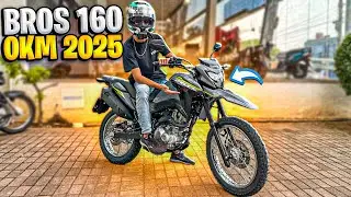 SAINDO DA HONDA DE BROS 160 2025 0KM ABS