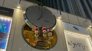 有楽町マリオンクロック 19時(クリスマスバージョン)