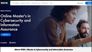 About WGU's Masters in Cybersecurity and Information assurance