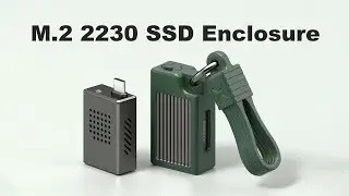 Hagibis 2230 M.2 NVMe SSD Enclosure with Cooling Fan USB 3.2 Gen 2 to NVMe PCI-E M.2 SSD Case