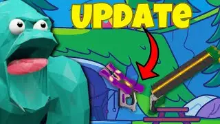 NEW INSANE HALO Update In Animal Company new Flamethrower And Cyberpunk Weapons 