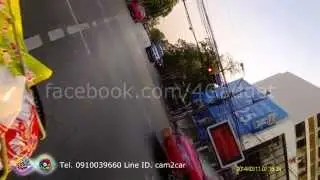 ตัวอย่างจากกล้องรุ่น BikeLens by cam2car