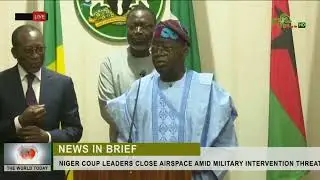 NIGER COUP LEADERS CLOSE AIRSPACE AMID MILITARY INTERVENTION THREAT