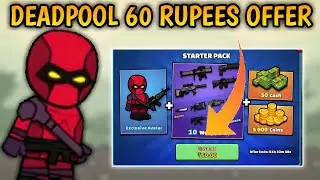 how to buy Deadpool 60 rupees in mini militia