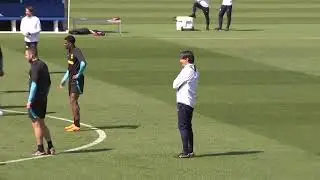 LUKAKU trains with Inter Milan as International Milan prepare to encounter Benfica in quarter stage