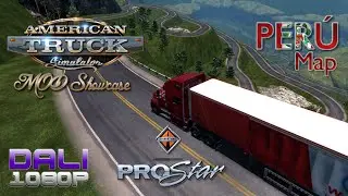 ATS Mods Showcase International ProStar & Peru Map Mod 1080p 60fps