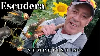 Atado de una ninfa Escudera muy interesante. Fly tying Escudera Nymph💯😉.