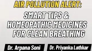 Air Pollution Alert:Smart Tips for Clean Breathing #youtubevideo #delhi #pollution #tips #homeopathy