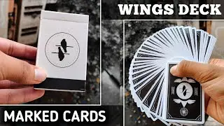 Wings Playing Cards | Indian Marked Deck Review | Playing Cards for Magic (In Hindi)