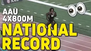 TOUGH 4x800m BATTLE Ends With New National Record At AAU Junior Olympic Games 2025