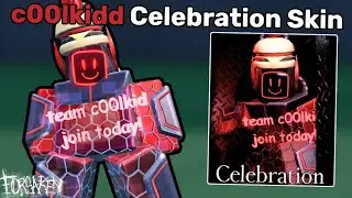 Winning With The NEW YEAR 'Celebration' C00lKidd SKIN | Roblox Forsaken