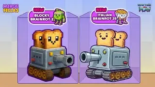 Merge fellas: 🔥BLOCKY BRAINROT 2 vs ITALIAN BRAINROT 25 - MAX LEVEL🔥 | gameplay walkthrough