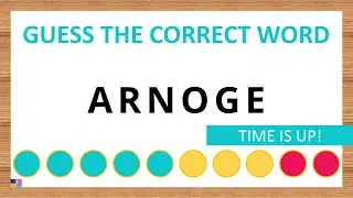Guess the Correct Word! Unscramble in Record Time! 6 Letters | Agent Quiz