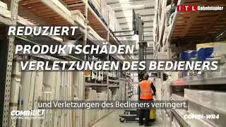 Combi-WR4 Deichselstapler bietet sicheres Handling langer Lasten