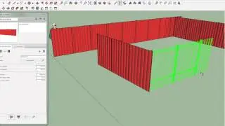 Рисуем забор из профнастила в SketchUp с помощью плагина Profile Builder 2