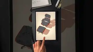 Drawing Eames Lounge Chair #feather3d #art #3dsketch