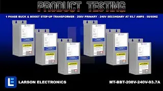 1 Phase Buck & Boost Step-Up Transformer - 208V Primary - 240V Secondary at 93.7 Amps - 50/60Hz