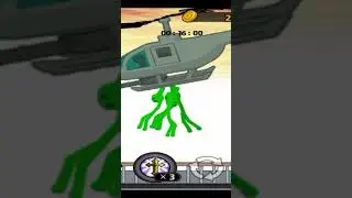 Anger of stick 5 Zombie Helicopter Game Over