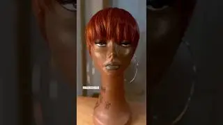 FINGERCOMBER Salonvelope Pixie!  Ladies!!!!  meet &ldquo;GINGER ME&rdquo; 🔥🔥🔥🔥#wigs #fingercomber #greyhair