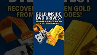 How Much Gold Is In DVD & CD Drivers?! #laserdiode #laserdiodo #goldrecovery