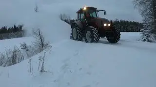 Metsäautotien linkousta | Valtra C100 & Vesme TR-2