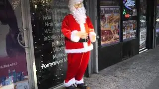 Creepy Santa Outside The Hair Salon  (Song A Day #1441)