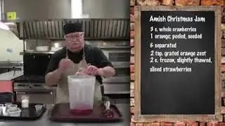 Stocking the Pantry: Amish Christmas Jam - Cranberries!