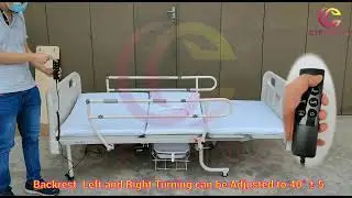 CTF Multifunctional Electric Hospital Bed With Medical Mattress + Dining Tray *New Model*