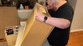 Kitchen Remodel   First cabinet repair