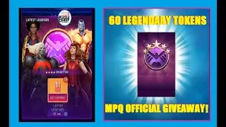 MPQ Giveaway! 60 Legendary Tokens, Scarlet Witch 5* Champion! (Marvel Puzzle Quest)