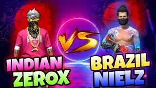Zerox 👽 V/S Nielz 🤬|| India 🇮🇳 vs Brazil 🇧🇷||Most Intense 1 vs 1 😰