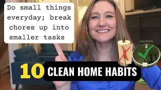 10 HABITS TO ALWAYS HAVE A CLEAN HOUSE