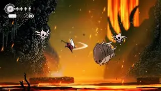Silksong - Savage Beast Fly (Lava Arena) Boss Fight 