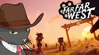 Robot Cowboys kicking skeleton ass! - Far Far West