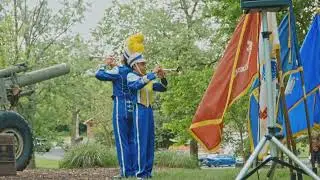 2024 Crete Memorial Day Part 10 - 21 Gun Salute by Will County Honor Guard & Taps by CMHS Band