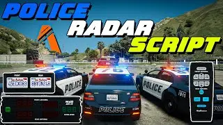 Free Police Radar Script | Wraith ARS 2X | QBCore Framework | FiveM Tutorial #67
