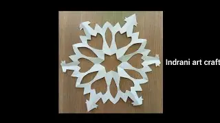 How to make cute paper snowflakes out of paper with me ❄️😍||DIY Paper snowflakes ||Paper decoration🎨