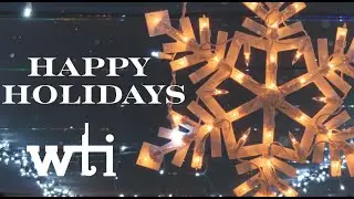 4k - Happy Holidays 2019 - WTI Light Show