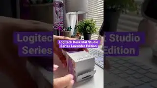 Unboxing the Logitech Desk Mat Studio Series - Lavender Edition #logitech #deskmat #unboxings