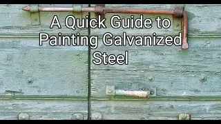 🎨Transform Galvanized Steel with Paint!🖌️ #DIY #PaintingTutorial 😍
