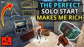 THIS PERFECT RUST SOLO START MADE ME RICH! - RUST SOLO Part 1