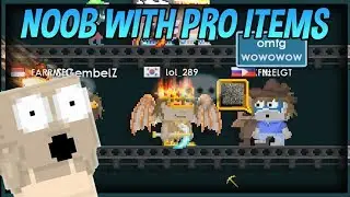 NOOB WITH PRO ITEMS !│Growtopia