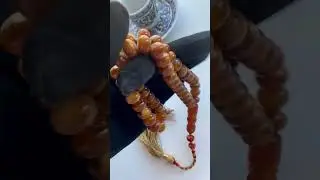 51g. Islamic Prayer 45 Beads Natural Baltic Amber